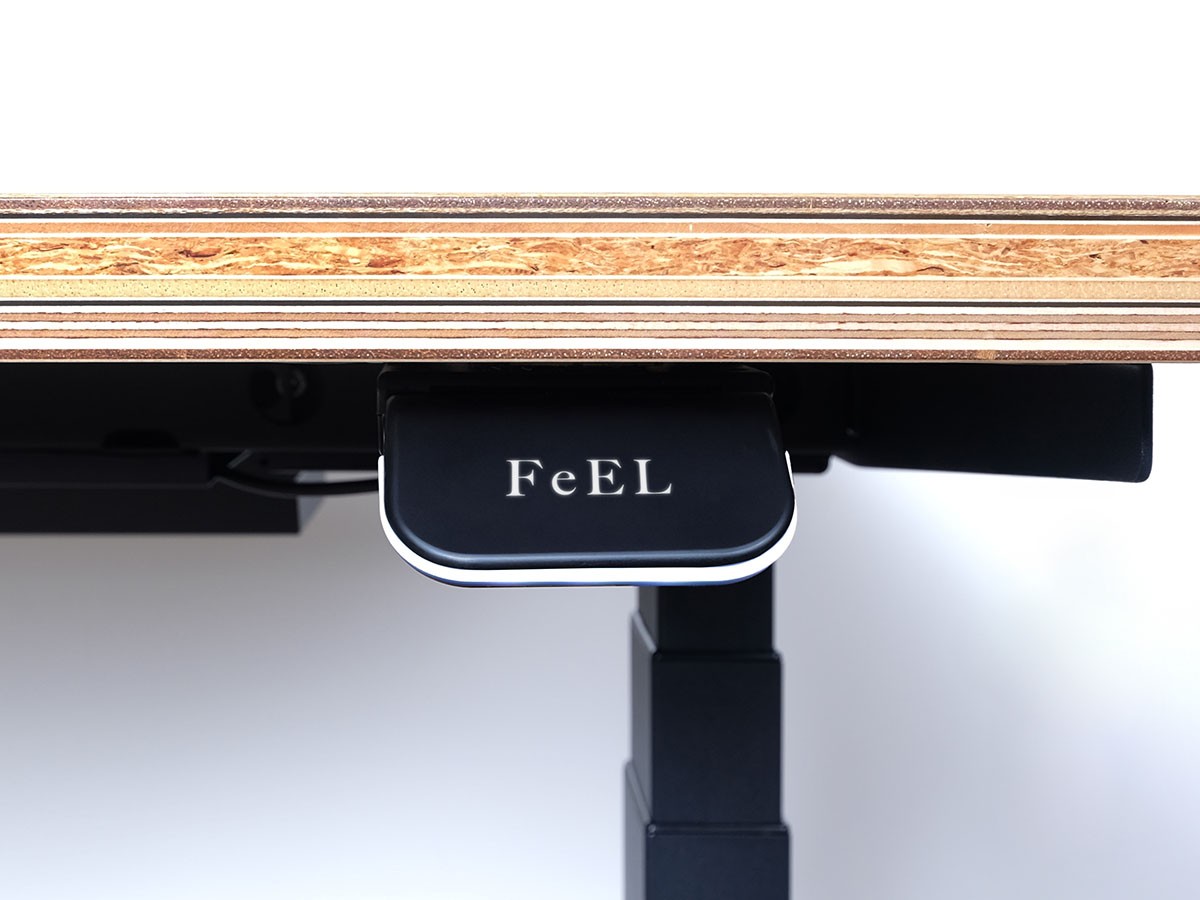 BORDERLESS FeEL / ボーダレス フィール 電動昇降デスク（ノティッドオーク天板） （テーブル > 昇降式テーブル） 23