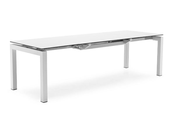 connubia AIRPORT / コヌビア エアポート ガラストップ 伸長式テーブル
（天板：エクストラホワイト × 脚：マットホワイト）
CB / 4011 GXW P94 （テーブル > ダイニングテーブル） 2