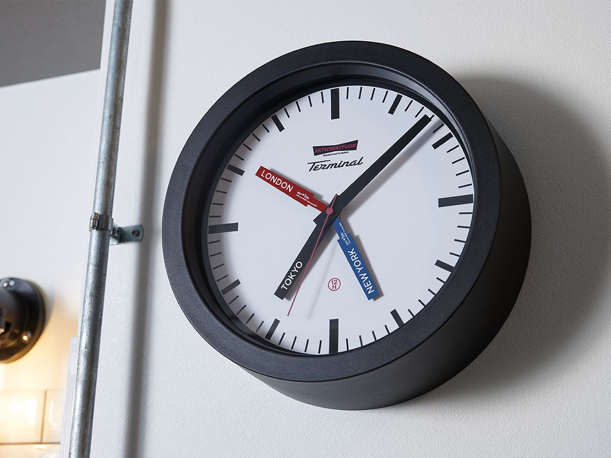 美品 必見 ART WORK STUDIO WALL CLOCK 掛け時計-