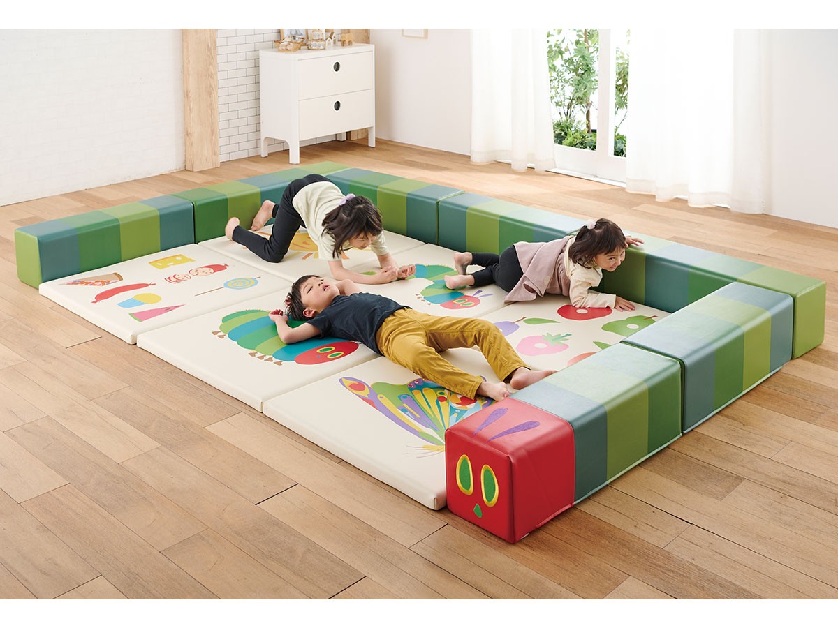 Hagu はらぺこあおむし / ハグ はらぺこあおむし 4面セット （キッズ家具・ベビー用品 > キッズスペース） 2