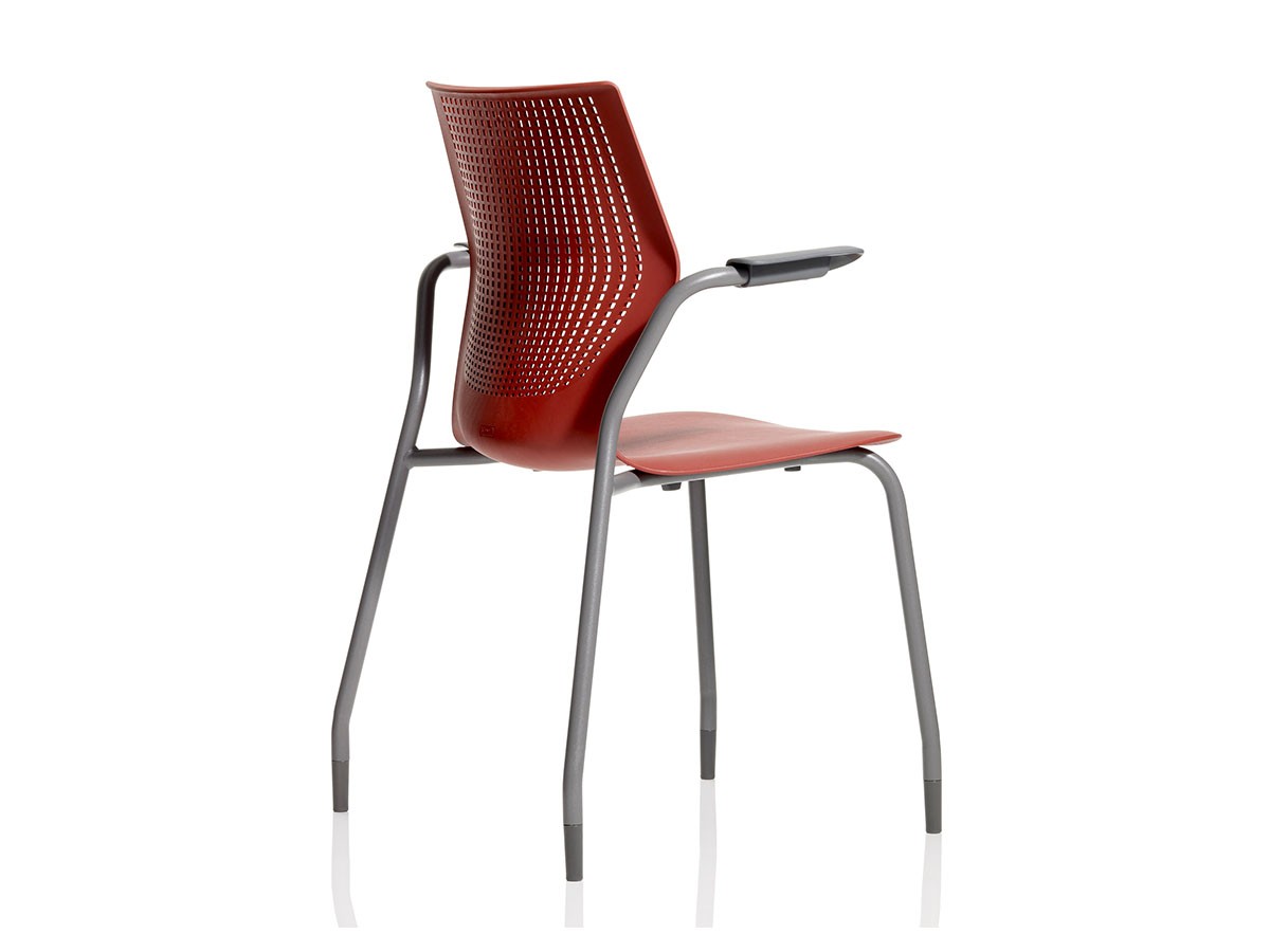 Knoll Office MultiGeneration Chair / ノルオフィス マルチジェネレーション チェア 
スタッキングベース 固定肘 グライド脚 （チェア・椅子 > オフィスチェア・デスクチェア） 23