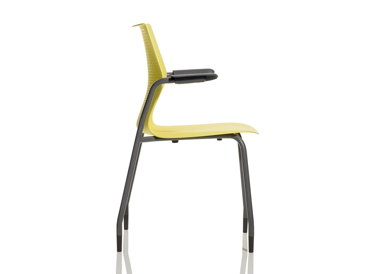 Knoll Office MultiGeneration Chair / ノルオフィス マルチジェネレーション チェア 
スタッキングベース 固定肘 グライド脚 （チェア・椅子 > オフィスチェア・デスクチェア） 28