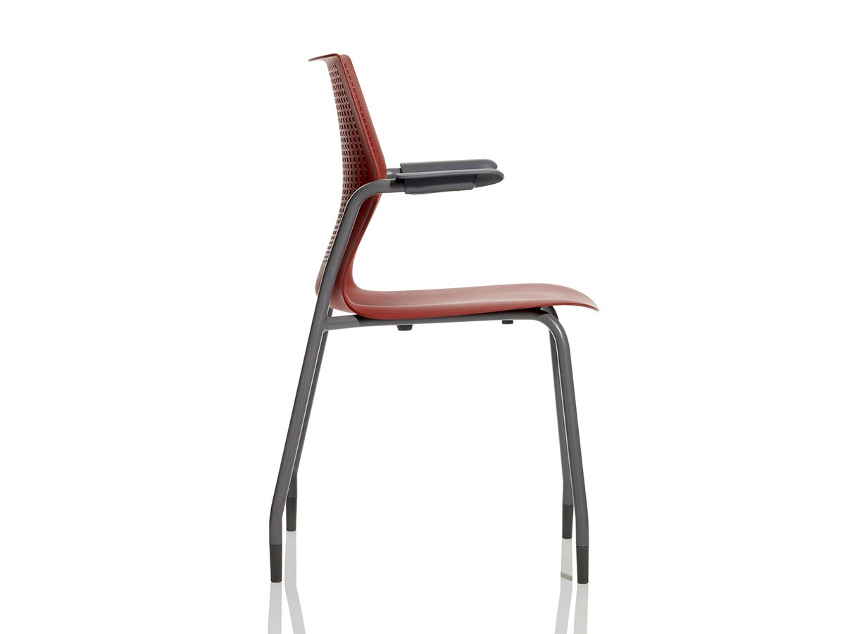 Knoll Office MultiGeneration Chair / ノルオフィス マルチジェネレーション チェア 
スタッキングベース 固定肘 グライド脚 （チェア・椅子 > オフィスチェア・デスクチェア） 22
