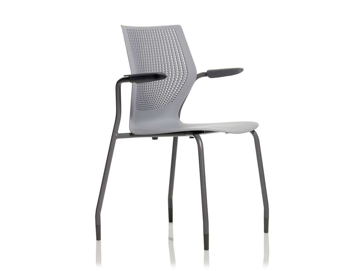 Knoll Office MultiGeneration Chair / ノルオフィス マルチジェネレーション チェア 
スタッキングベース 固定肘 グライド脚 （チェア・椅子 > オフィスチェア・デスクチェア） 4