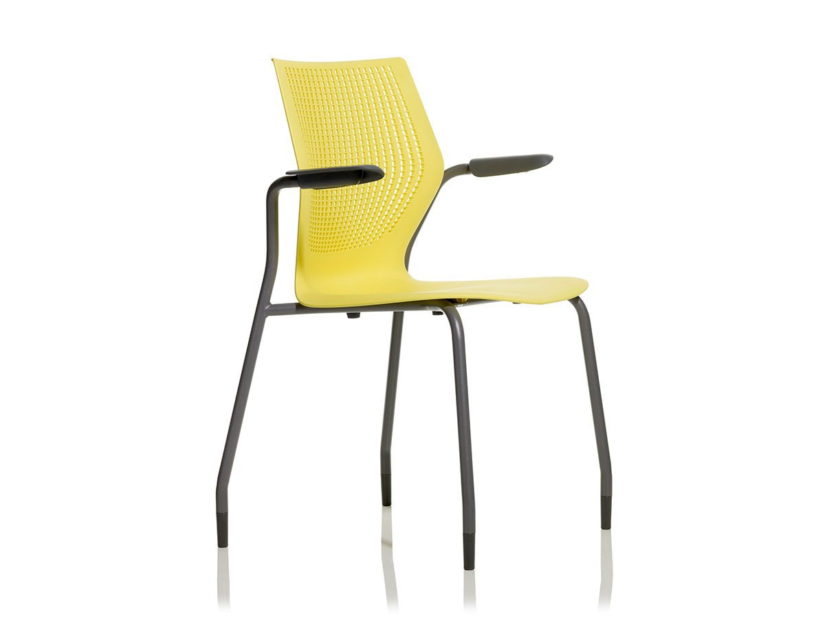 Knoll Office MultiGeneration Chair / ノルオフィス マルチジェネレーション チェア 
スタッキングベース 固定肘 グライド脚 （チェア・椅子 > オフィスチェア・デスクチェア） 2