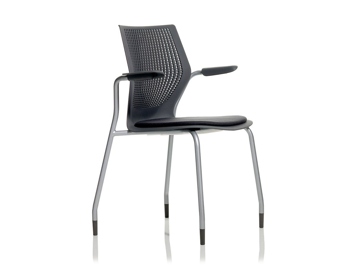 Knoll Office MultiGeneration Chair / ノルオフィス マルチジェネレーション チェア 
スタッキングベース 固定肘 グライド脚 （チェア・椅子 > オフィスチェア・デスクチェア） 5