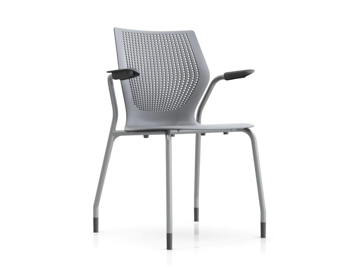 Knoll Office MultiGeneration Chair / ノルオフィス マルチジェネレーション チェア 
スタッキングベース 固定肘 グライド脚 （チェア・椅子 > オフィスチェア・デスクチェア） 35