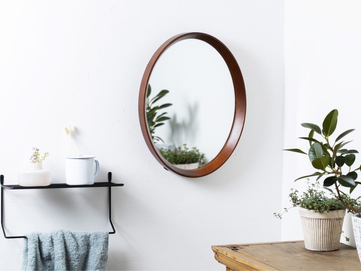 Kurve Oval Mirror / クルベ オーバルミラー （ミラー・ドレッサー > 壁掛けミラー・壁掛け鏡） 4