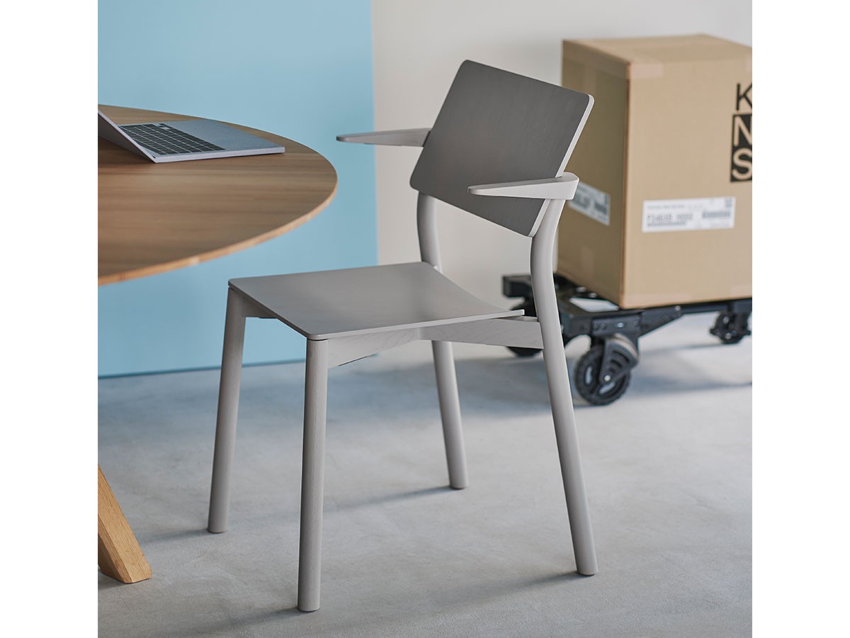 KARIMOKU NEW STANDARD PANORAMA ARMCHAIR / カリモクニュースタンダード パノラマアームチェア （チェア・椅子 > ダイニングチェア） 12