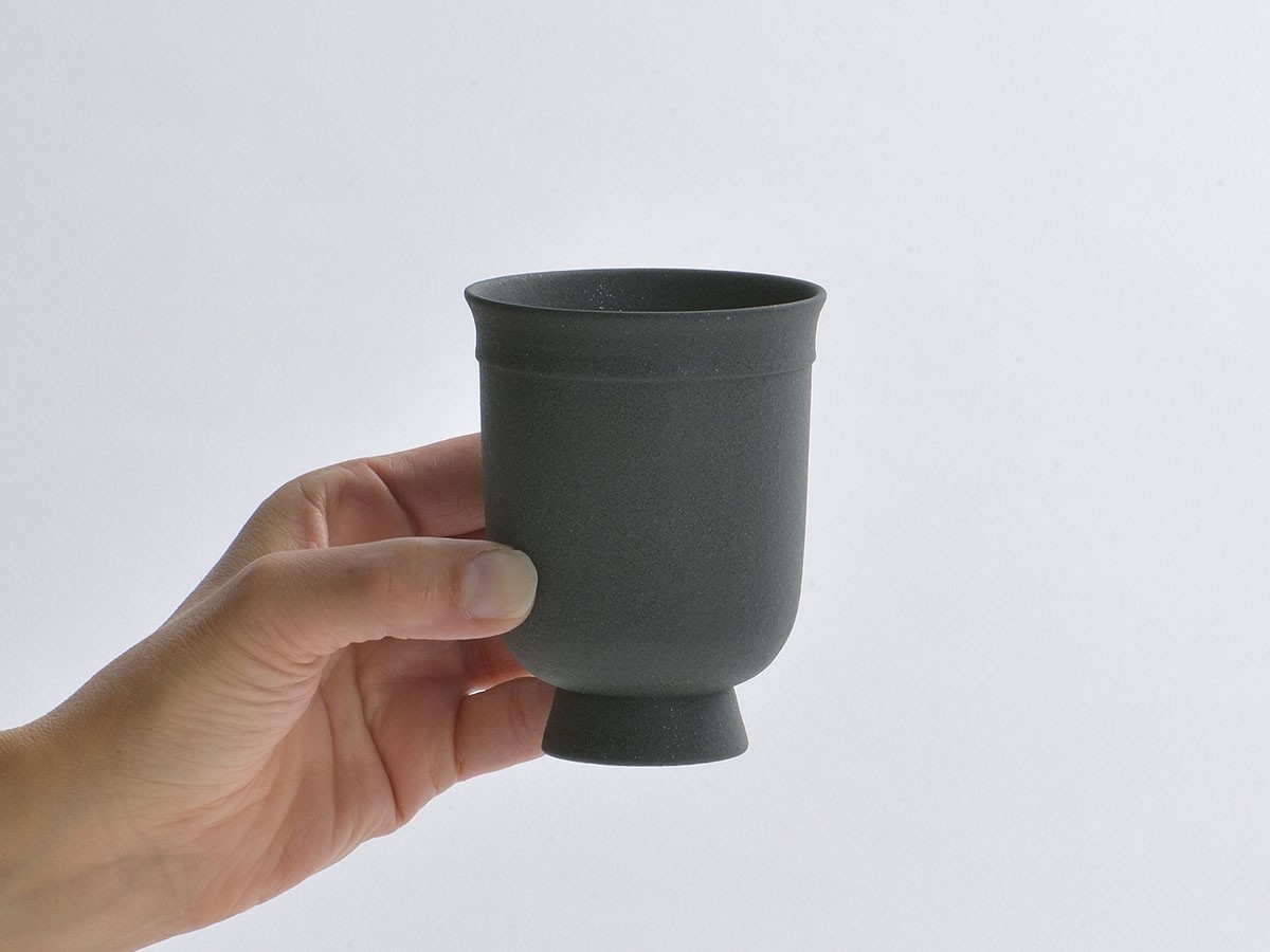 MISHIM POTTERY CREATION calm cup / ミシンポタリークリエイション カーム カップ（ネロ） （食器・テーブルウェア > マグカップ） 2