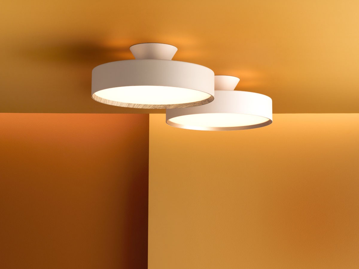 LED Ceiling Lamp / LED シーリングランプ（クレイ・ベージュ + ナチュラルウッド） （ライト・照明 > シーリングライト） 3