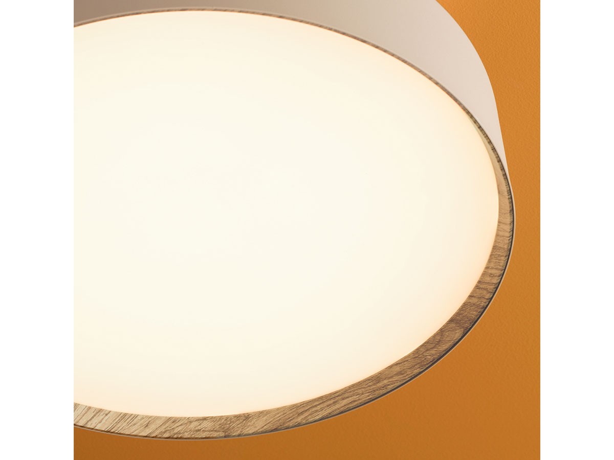 LED Ceiling Lamp / LED シーリングランプ（クレイ・ベージュ + ナチュラルウッド） （ライト・照明 > シーリングライト） 5
