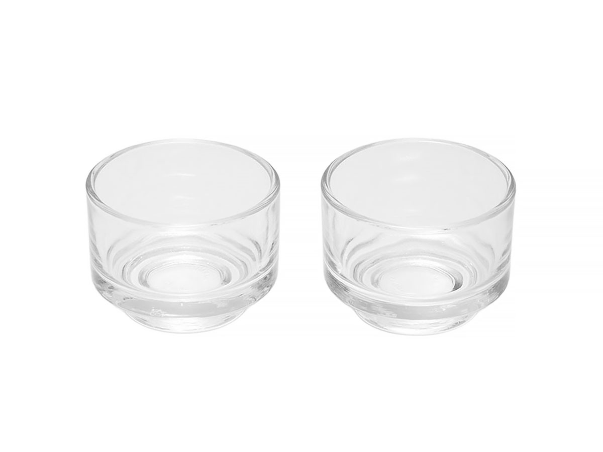 Short Tumbler 2P Clear