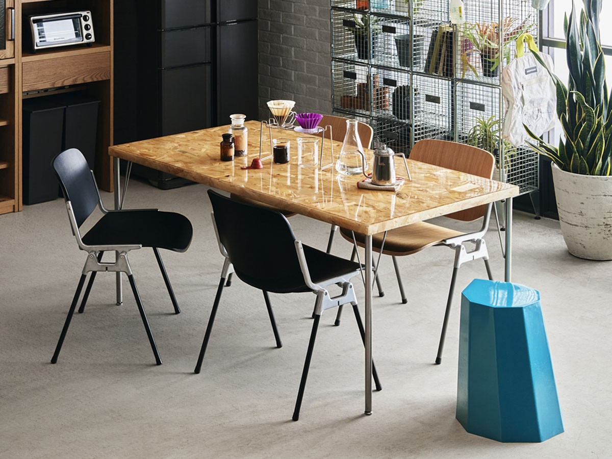 Knot antiques MATERIA DINING TABLE / ノットアンティークス マテリア ダイニングテーブル
OSB天板 + No.4脚（ロの字脚） （テーブル > ダイニングテーブル） 20