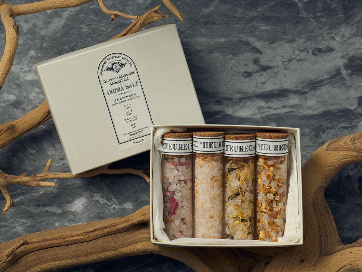 BALLON AROMA BATH SALT
GIFT SET / バロン アロマバスソルト
日本の四季の香り ギフトセット （インテリア雑貨 > ボディケア） 2