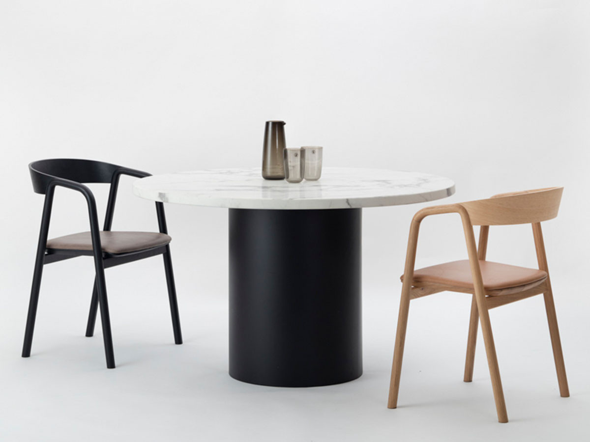 moda en casa /モーダエンカーサ FLORENCE table ブラックマーブル 