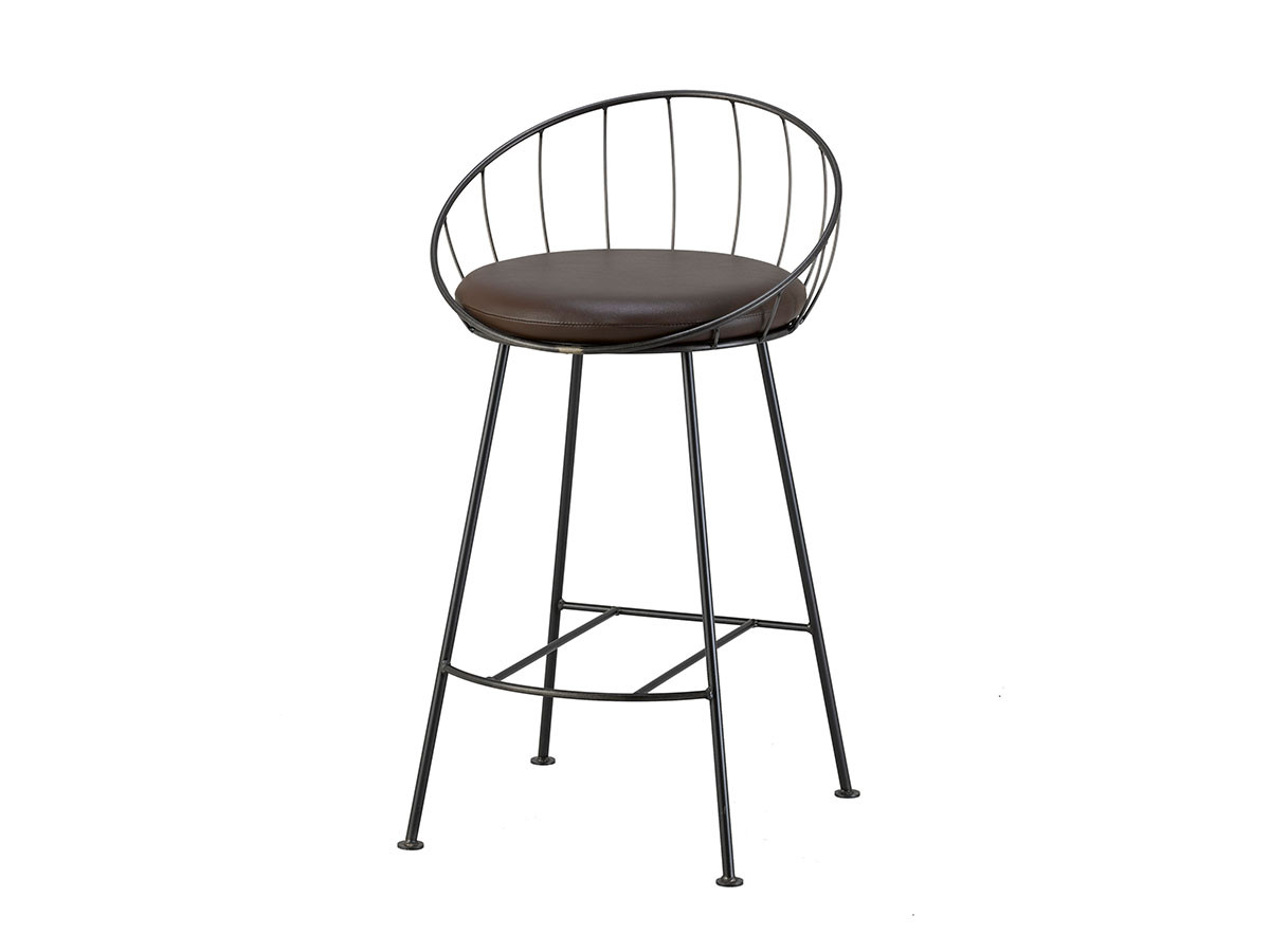 杉山製作所 Hoop Counter Chair / すぎやませいさくしょ フープ カウンターチェア （チェア・椅子 > カウンターチェア・バーチェア） 6