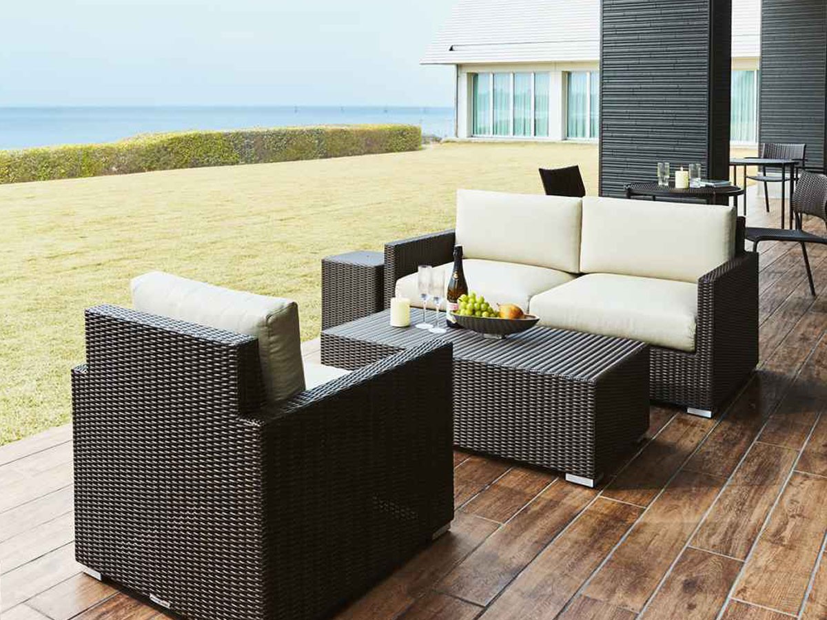 ABORD Garden Sofa / アボール 1人掛けガーデンソファ G108-1 （ガーデンファニチャー・屋外家具 > ガーデンソファ・アウトドアソファ） 2