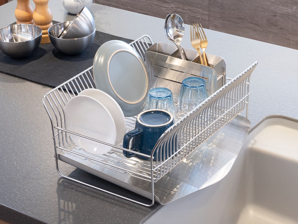 Dish Drainer / 水切りラック 縦置きコンパクトタイプ #119522 （キッチン家電・キッチン用品 > 水切りカゴ・キッチンラック） 6