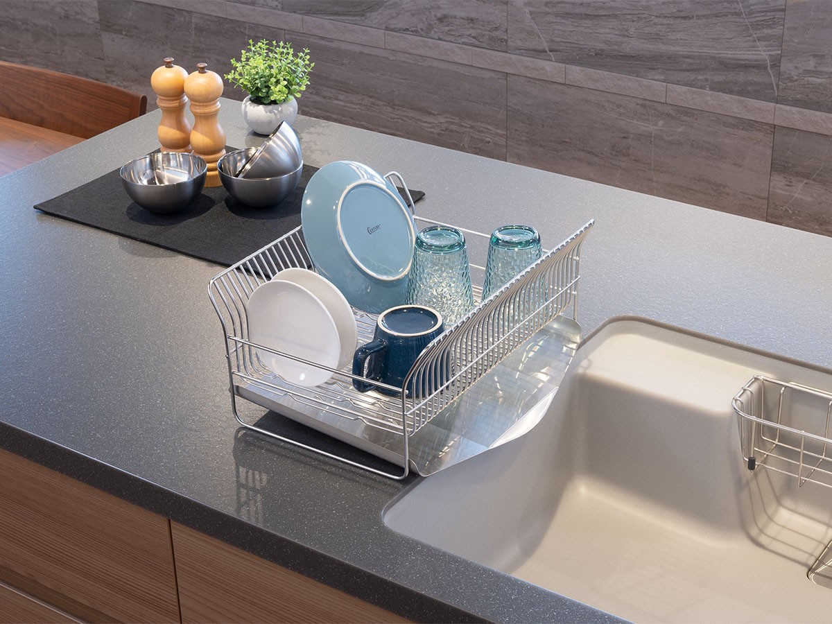 Dish Drainer / 水切りラック 縦置きコンパクトタイプ #119522 （キッチン家電・キッチン用品 > 水切りカゴ・キッチンラック） 3