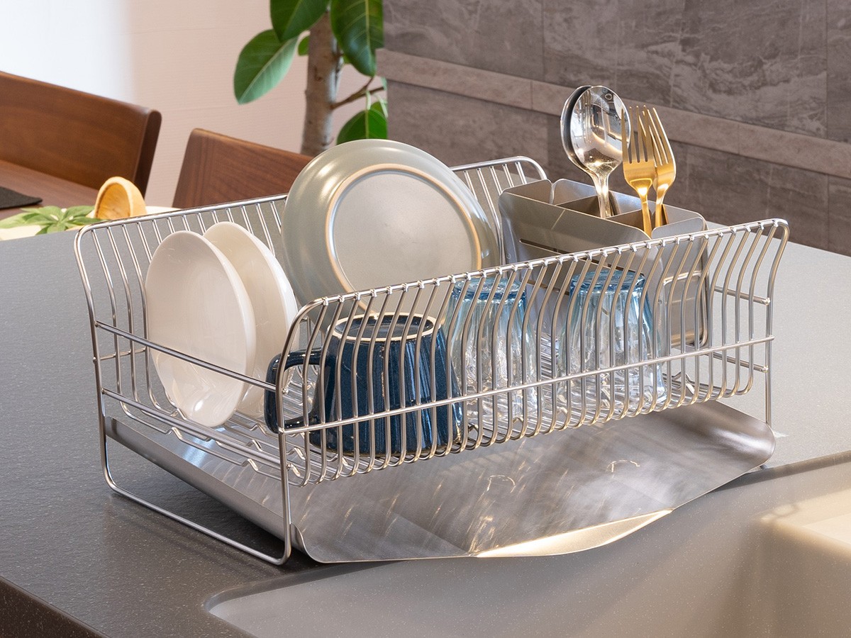 Dish Drainer / 水切りラック 縦置きコンパクトタイプ #119522 （キッチン家電・キッチン用品 > 水切りカゴ・キッチンラック） 8