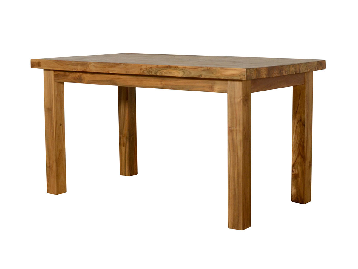 KAJA CHISTA Old Teak Dining Table / カジャ チスタ オールドチーク ダイニングテーブル 4本脚 幅150cm （テーブル > ダイニングテーブル） 1