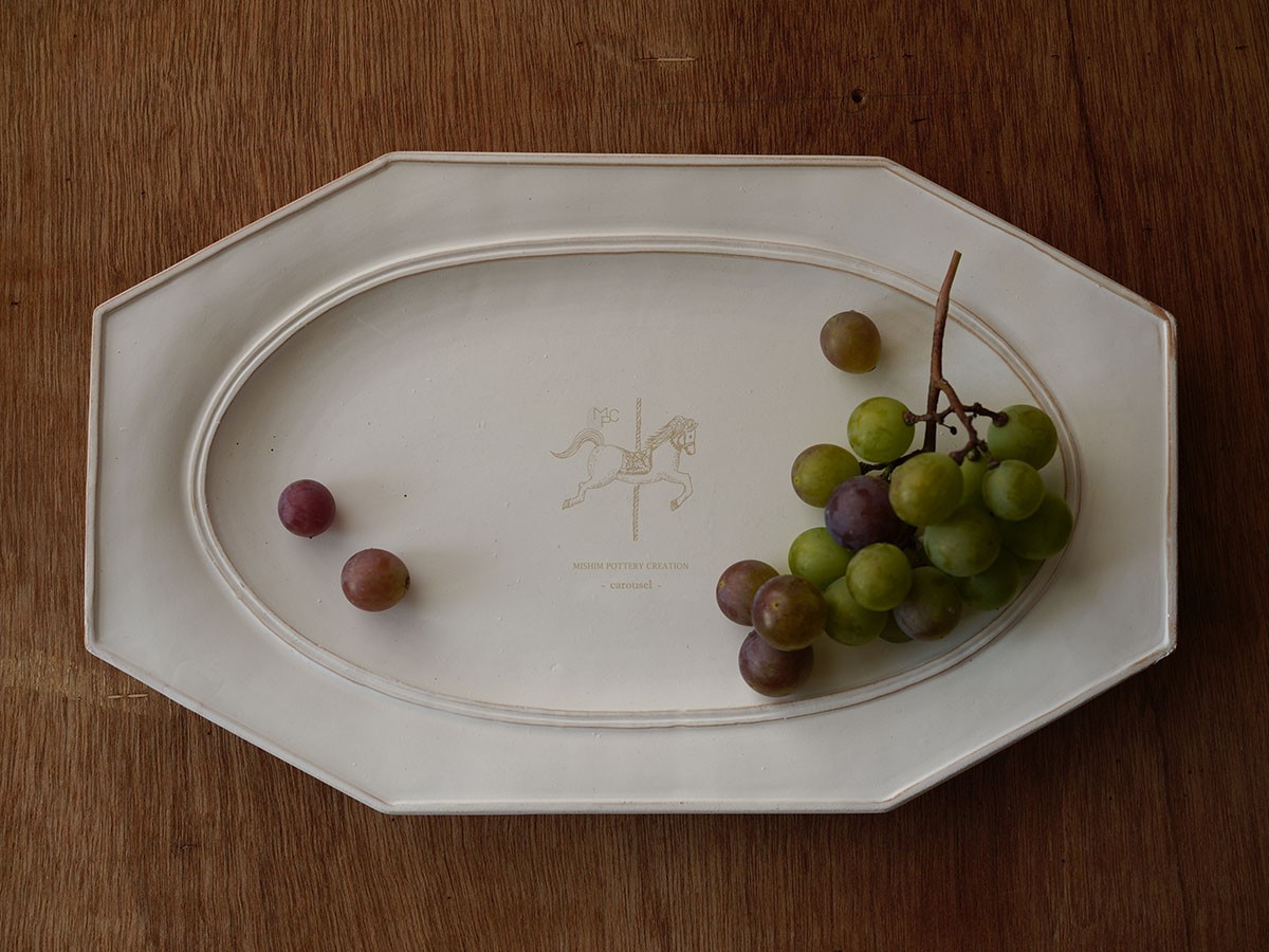 MISHIM POTTERY CREATION StiLL octagon “year”plate L 2026 / ミシンポタリークリエイション スティル オクタゴン イヤープレート L 2026（藍墨茶） （食器・テーブルウェア > 皿・プレート） 11