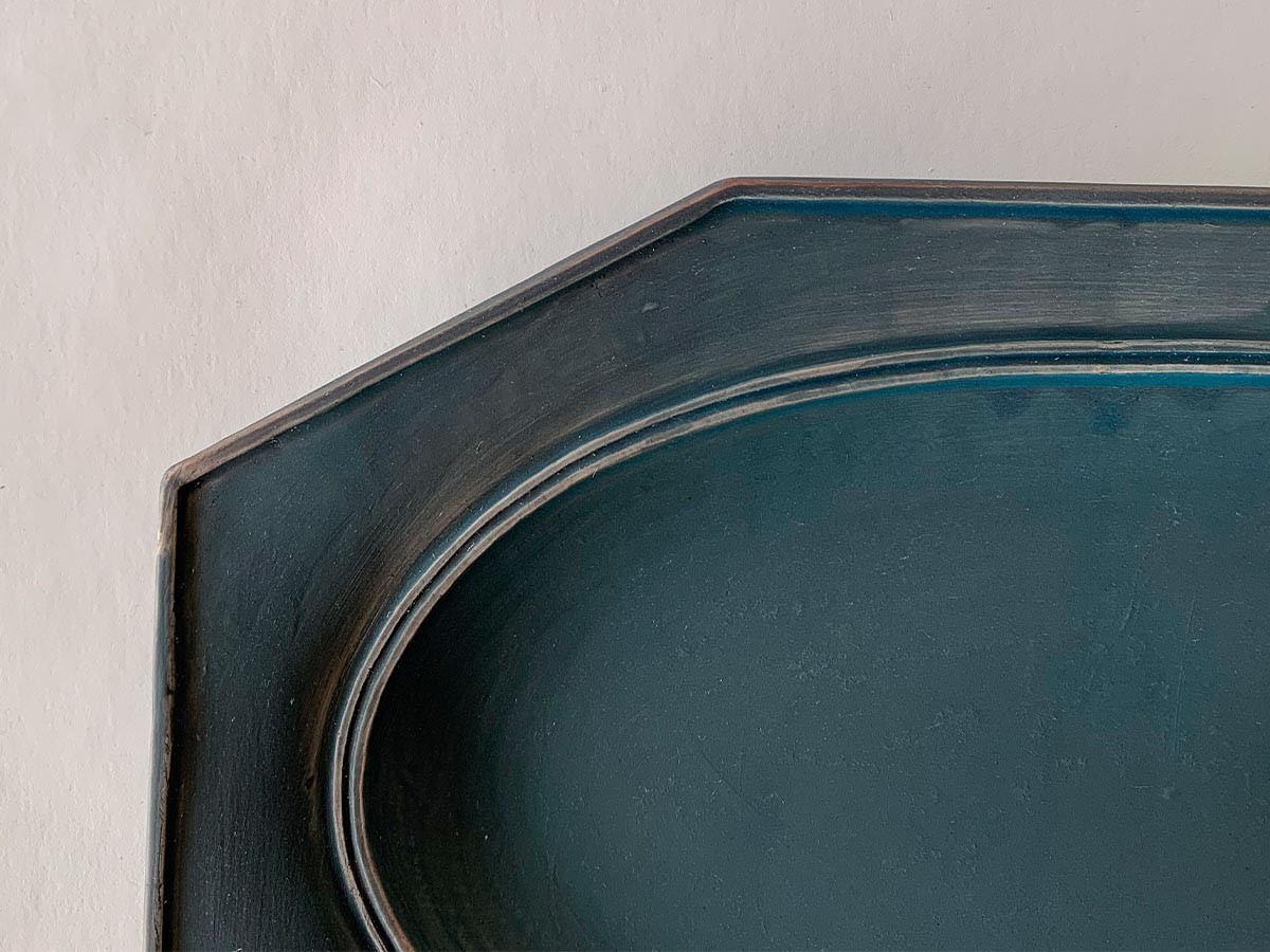 MISHIM POTTERY CREATION StiLL octagon “year”plate L 2026 / ミシンポタリークリエイション スティル オクタゴン イヤープレート L 2026（藍墨茶） （食器・テーブルウェア > 皿・プレート） 12