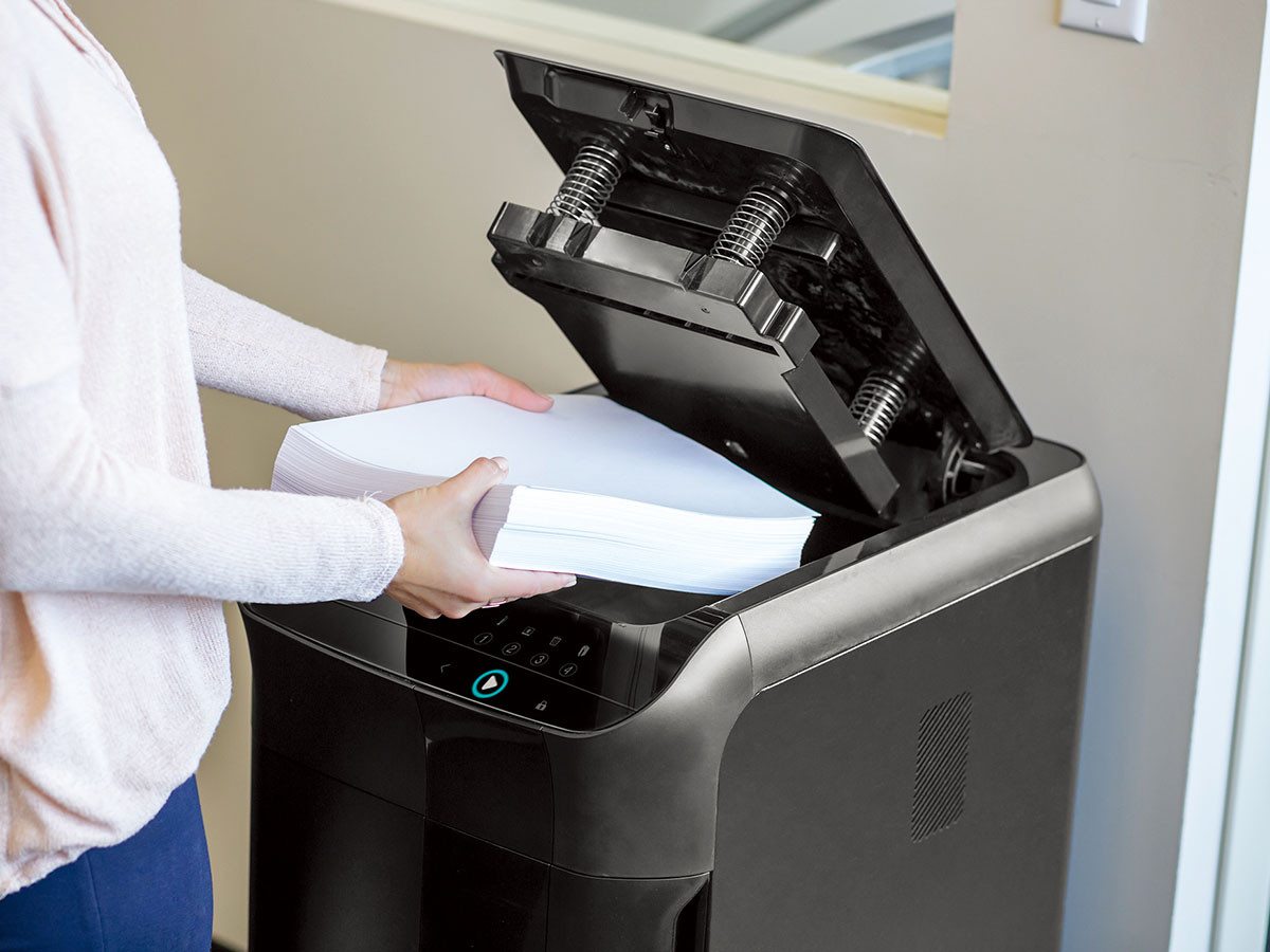Fellowes 600M Auto Feed Shredder / フェローズ 600M オートフィードシュレッダー （デザイン家電・オーディオ > シュレッダー） 4