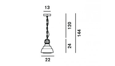 DIESEL LIVING with FOSCARINI GLAS SUSPENSION SMALL / ディーゼルリビング ウィズ フォスカリーニ  グラス サスペンションライト スモール（ホワイト） - インテリア・家具通販【FLYMEe】