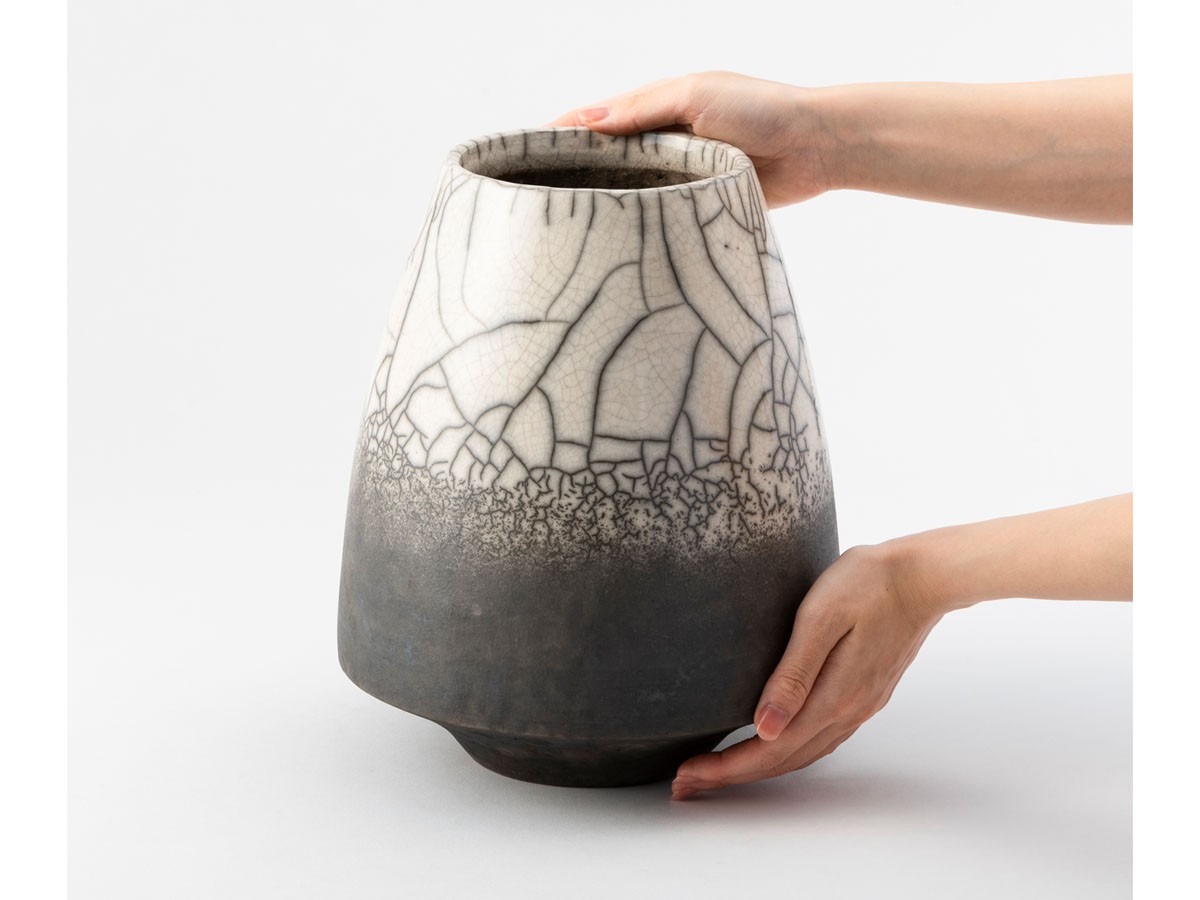 DOMANI CARACAS / ドマーニ カラカス ベース 28cm（パールホワイト） （花器・プランター・グリーン > 鉢・プランターボックス） 3