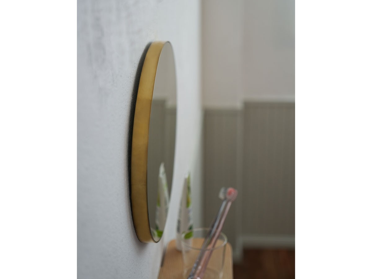 Brass Oval Mirror / ブラス オーバルミラー （ミラー・ドレッサー > 壁掛けミラー・壁掛け鏡） 9