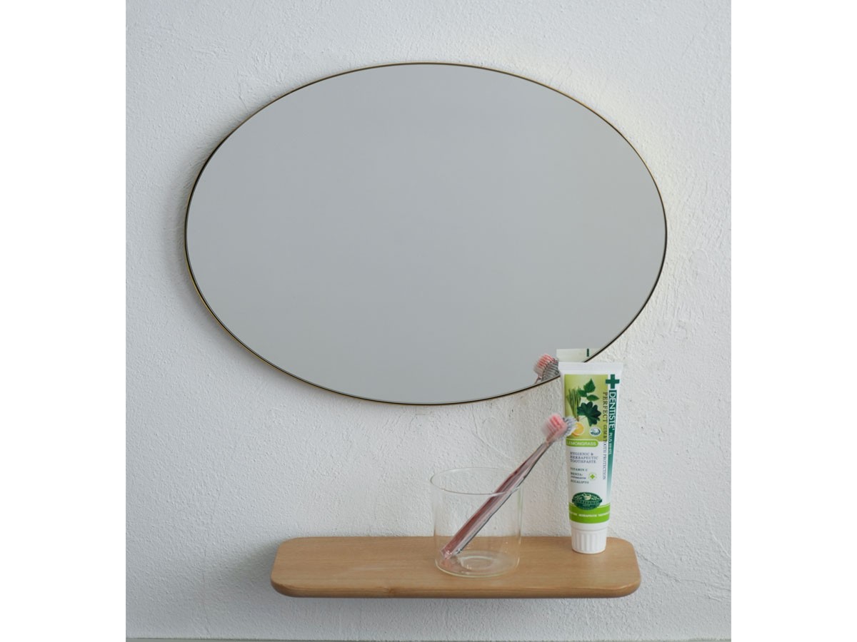 Brass Oval Mirror / ブラス オーバルミラー （ミラー・ドレッサー > 壁掛けミラー・壁掛け鏡） 7