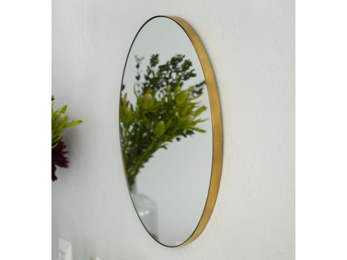 Brass Oval Mirror / ブラス オーバルミラー （ミラー・ドレッサー > 壁掛けミラー・壁掛け鏡） 4
