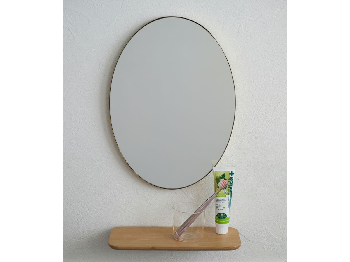 Brass Oval Mirror / ブラス オーバルミラー （ミラー・ドレッサー > 壁掛けミラー・壁掛け鏡） 5