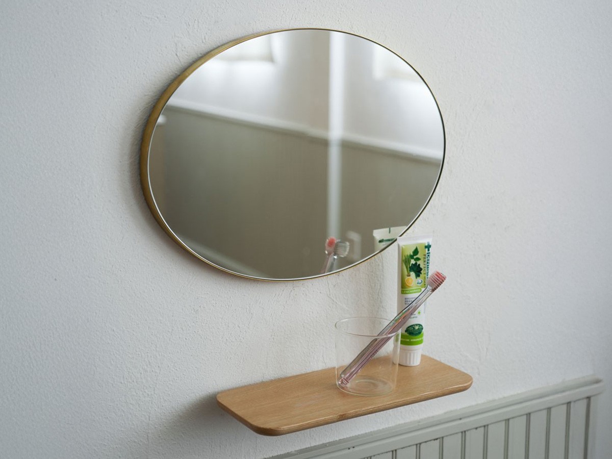Brass Oval Mirror / ブラス オーバルミラー （ミラー・ドレッサー > 壁掛けミラー・壁掛け鏡） 8