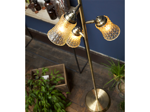 CUSTOM SERIES
Classic Floor Lamp × Stained Glass Dots / カスタムシリーズ
クラシックフロアランプ × ステンドグラス（ドッツ） （ライト・照明 > フロアライト・フロアスタンド） 4