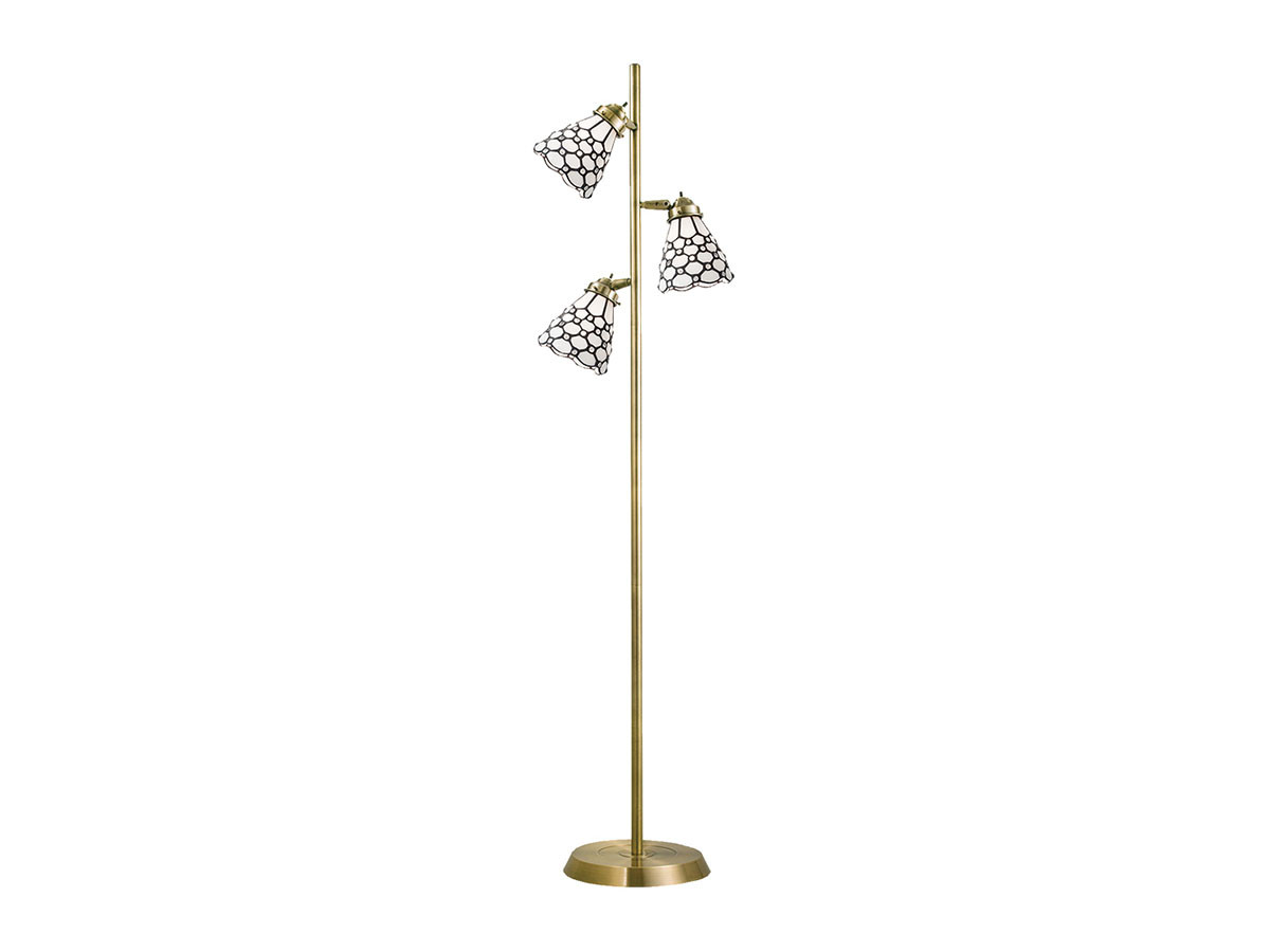 CUSTOM SERIES
Classic Floor Lamp × Stained Glass Dots / カスタムシリーズ
クラシックフロアランプ × ステンドグラス（ドッツ） （ライト・照明 > フロアライト・フロアスタンド） 1