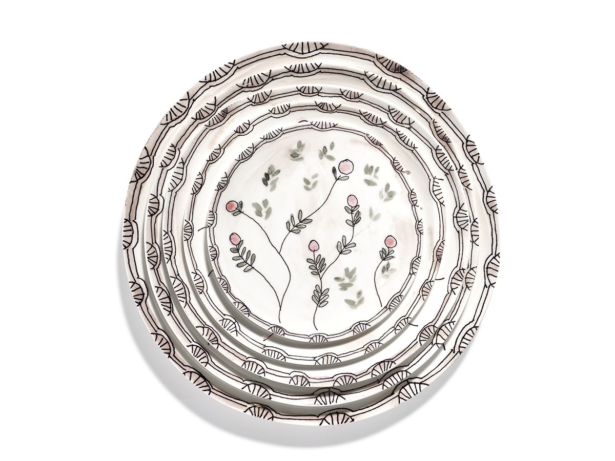 MIDNIGHT FLOWERS by MARNI
Starter Plate Mirtillo Nude / ミッドナイトフラワーズ バイ マルニ
スタータープレート  ミルティッロヌード 24cm （食器・テーブルウェア > 皿・プレート） 10