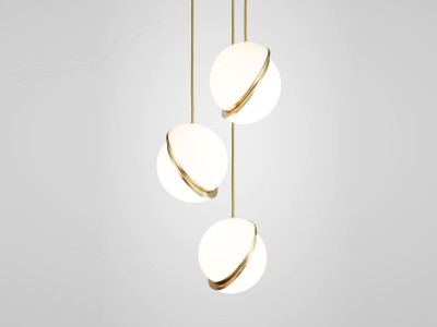 LEE BROOM MINI CRESCENT CHANDELIER 3 PIECE / リー・ブルーム ミニ 