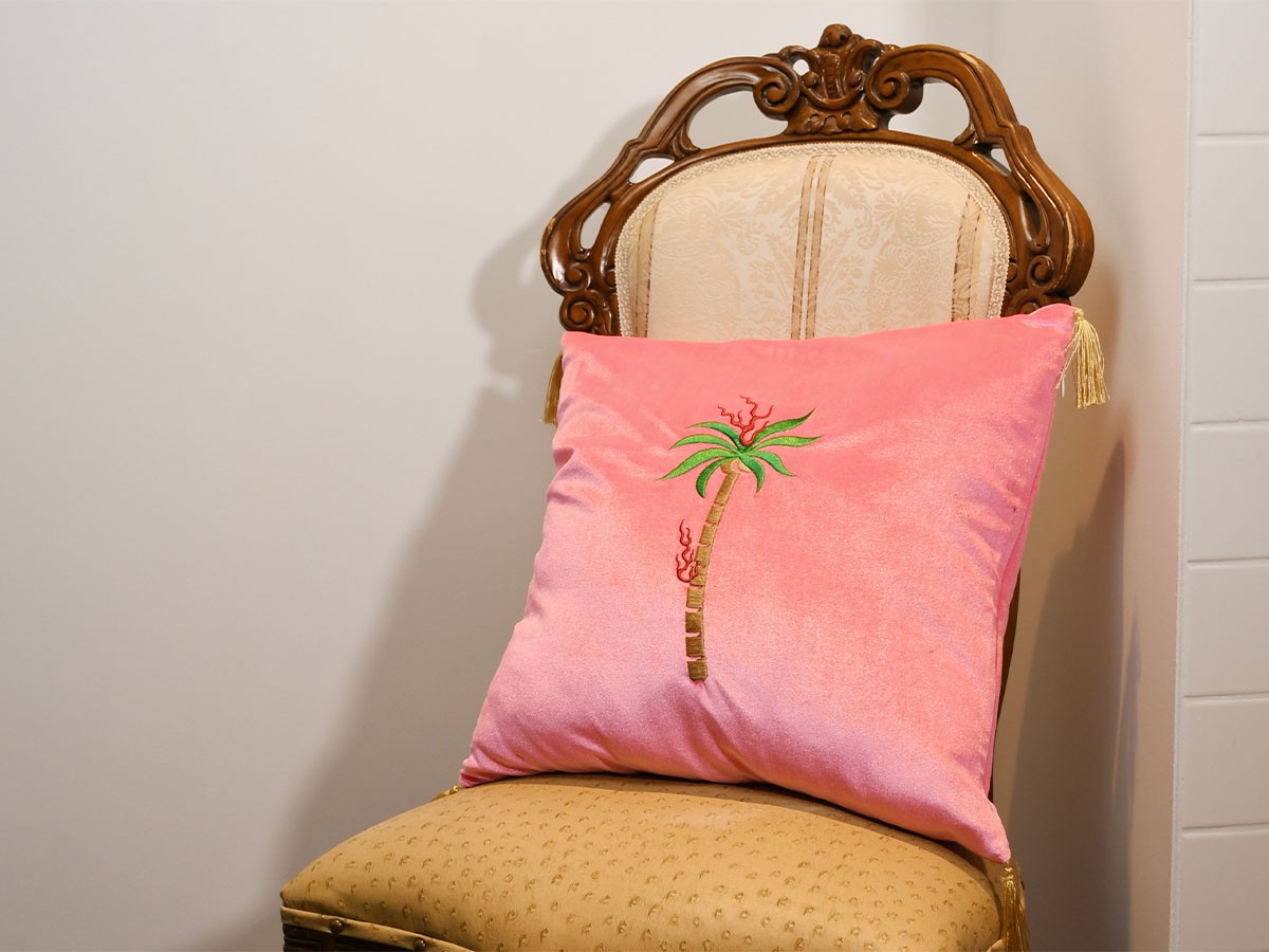 AFTERU VELOR CUSHION COVER
PALM TREE / アフターユー ベロア クッションカバー（パームツリー） （クッション > クッション・クッションカバー） 2
