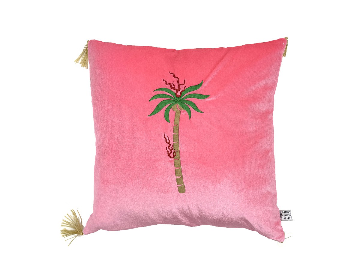 AFTERU VELOR CUSHION COVER
PALM TREE / アフターユー ベロア クッションカバー（パームツリー） （クッション > クッション・クッションカバー） 1