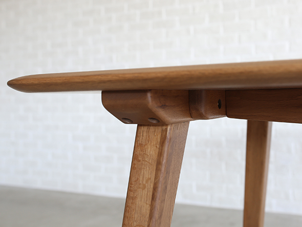 DECKE DINING TABLE / デッケ ダイニングテーブル 四角型 幅152cm（ナラ材 / ウレタン塗装） （テーブル > ダイニングテーブル） 10