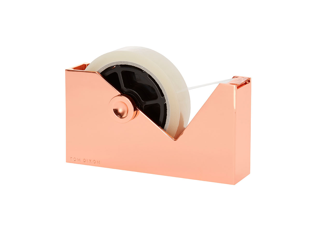 Tom Dixon. Cube Tape Dispenser Copper / トム・ディクソン キューブ テープ ディスペンサー コッパー （雑貨・その他インテリア家具 > 文房具・ステーショナリー） 2