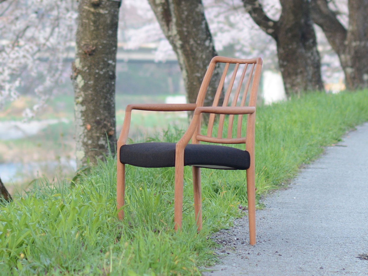 日進木工 GROW Armchair / にっしんもっこう グロウ アームチェア （チェア・椅子 > ダイニングチェア） 12
