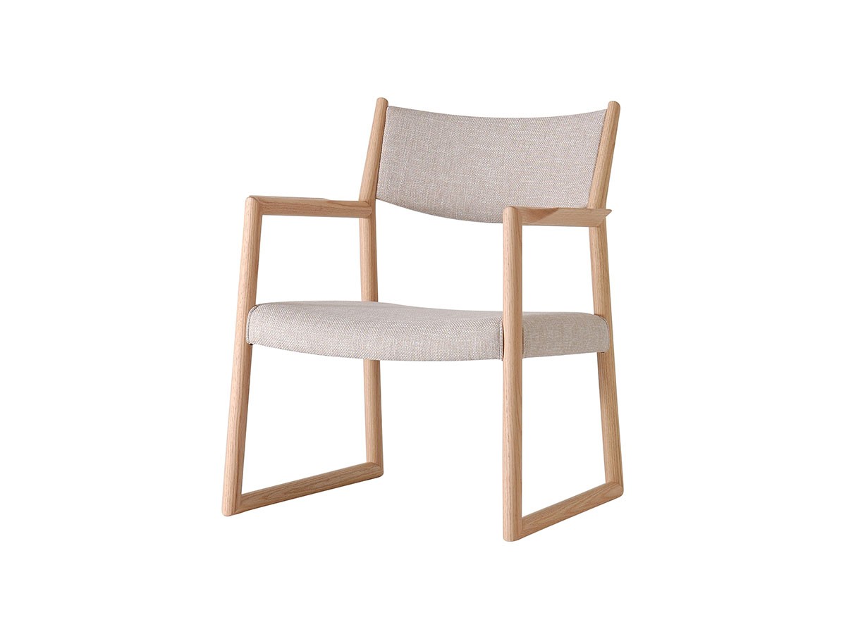 日進木工 SLOW Low Living Dining Armchair / にっしんもっこう スロウ ローリビングダイニング アームチェア （チェア・椅子 > ダイニングチェア） 1