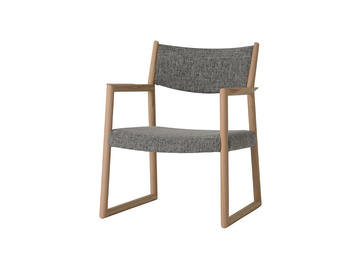 日進木工 SLOW Low Living Dining Armchair / にっしんもっこう スロウ ローリビングダイニング アームチェア （チェア・椅子 > ダイニングチェア） 2