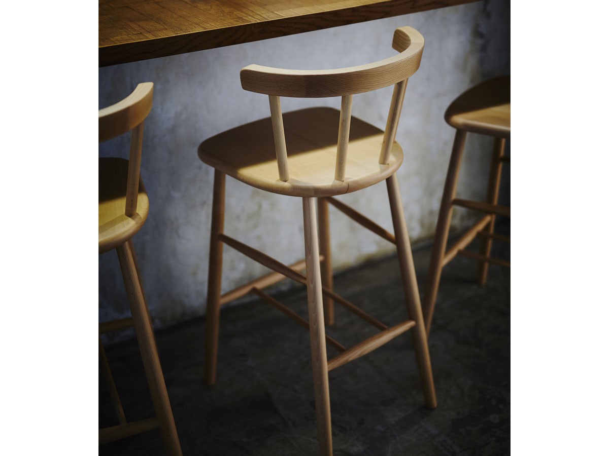 Coccole HIGH CHAIR / コッコレ ハイチェア C264S （チェア・椅子 > カウンターチェア・バーチェア） 4