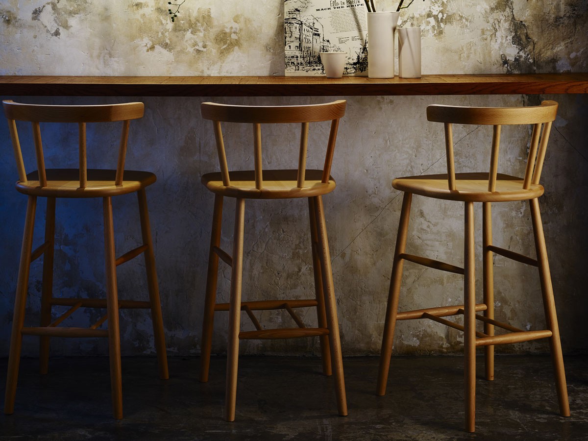 Coccole HIGH CHAIR / コッコレ ハイチェア C264S （チェア・椅子 > カウンターチェア・バーチェア） 3