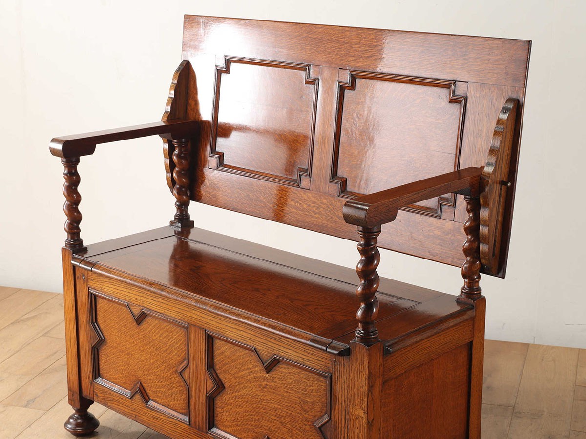 Lloyd's Antiques Real Antique Monks Bench / ロイズ・アンティークス